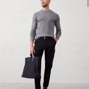 Banana Republic STANDARD-FIT MINI RIBBED PULLOVER TOP